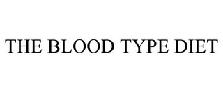 THE BLOOD TYPE DIET