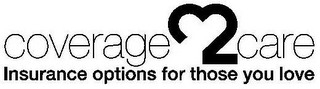 COVERAGE2CARE INSURANCE OPTIONS FOR THOSE YOU LOVE