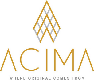 ACIMA, WHERE ORIGINAL COMES FROM