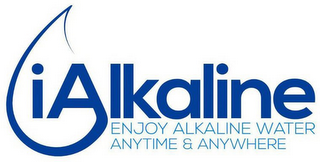 IALKALINE ENJOY ALKALINE WATER ANYTIME & ANYWHERE