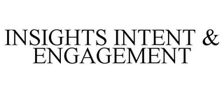 INSIGHTS INTENT & ENGAGEMENT