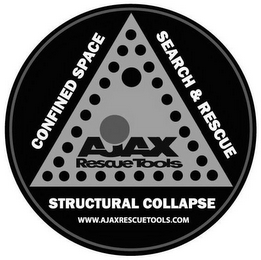 AJAX RESCUE TOOLS CONFINED SPACE SEARCH& RESCUE, STRUCTURAL COLLAPSE WWW.AJAXRESCUETOOLS.COM