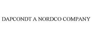 DAPCONDT A NORDCO COMPANY