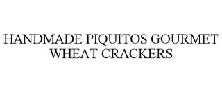 HANDMADE PIQUITOS GOURMET WHEAT CRACKERS