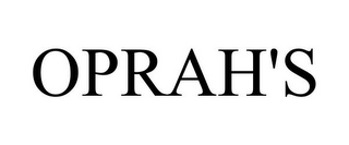 OPRAH'S