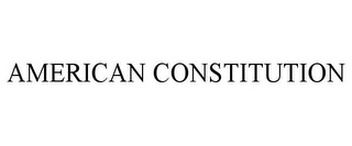 AMERICAN CONSTITUTION