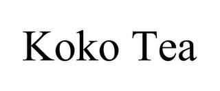 KOKO TEA