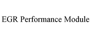 EGR PERFORMANCE MODULE