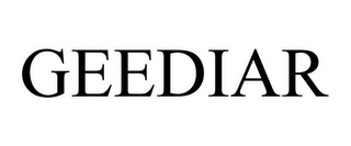 GEEDIAR