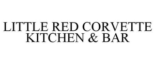 LITTLE RED CORVETTE KITCHEN & BAR