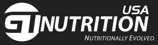 GT NUTRITION USA NUTRITIONALLY EVOLVED.