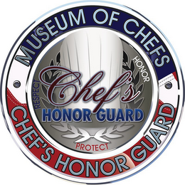 CHEF'S HONOR GUARD THE MUSEUM OF CHEFS HONOR PROTECT RESPECT