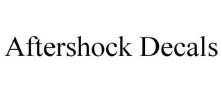AFTERSHOCK DECALS