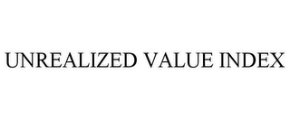 UNREALIZED VALUE INDEX