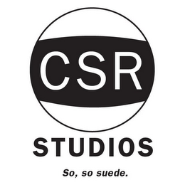 CSR STUDIOS - SO, SO SUEDE.