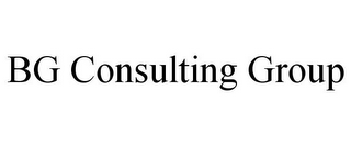 BG CONSULTING GROUP