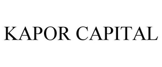 KAPOR CAPITAL