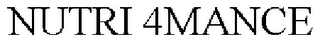 NUTRI 4MANCE