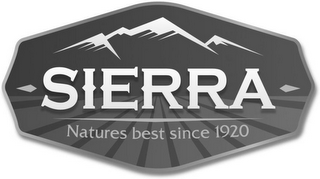 SIERRA NATURES BEST SINCE 1920