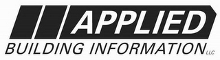 APPLIED BUILDING INFORMATION LLC