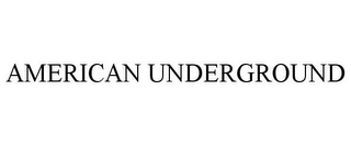 AMERICAN UNDERGROUND