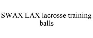 SWAX LAX LACROSSE TRAINING BALLS