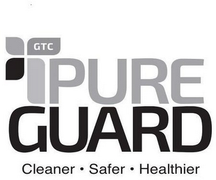 GTC PURE GUARD CLEANER  ·  SAFER  · HEALTHIER