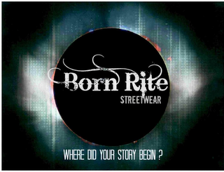 BORN RITE STREETWEAR WHERE DID YOUR STORY BEGIN?