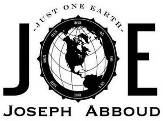 JOE JUST ONE EARTH JOSEPH ABBOUD