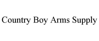 COUNTRY BOY ARMS SUPPLY