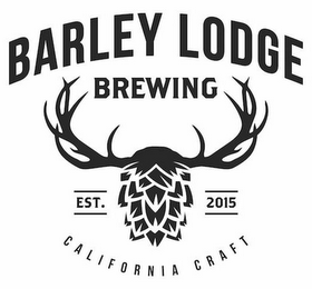 BARLEY LODGE BREWING EST. 2015 CALIFORNIA CRAFT