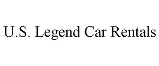 U.S. LEGEND CAR RENTALS