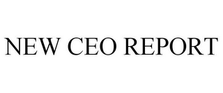 NEW CEO REPORT