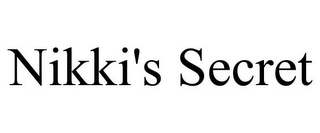 NIKKI'S SECRET