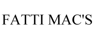 FATTI MAC'S