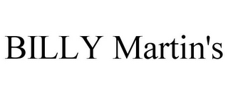 BILLY MARTIN'S