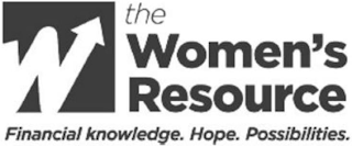 THE WOMEN'S RESOURCE W FINANCIAL KNOWLEDGE. HOPE. POSSIBILITIES.