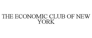 THE ECONOMIC CLUB OF NEW YORK