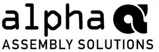 ALPHA A ASSEMBLY SOLUTIONS