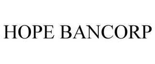 HOPE BANCORP