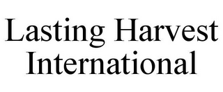LASTING HARVEST INTERNATIONAL
