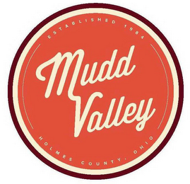 MUDD VALLEY ESTABLISHED 1984 HOLMES COUNTY, OHIO