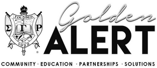 GOLDEN ALERT COMMUNITY · EDUCATION · PARTNERSHIPS · SOLUTIONS FOUNDED 1922