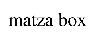 MATZA BOX