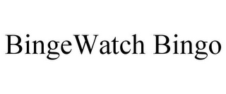 BINGEWATCH BINGO