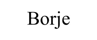 BORJE