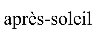 APRÈS-SOLEIL