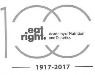 EAT RIGHT. ACADEMY OF NUTRITION AND DIETETICS 100 1917-2017