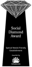 SOCIAL DIAMOND AWARD SPECIAL NEEDS FRIENDLY ESTABLISHMENT AWARDED BY VALLEYSOCIALS