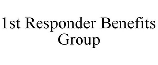 1ST RESPONDER BENEFITS GROUP